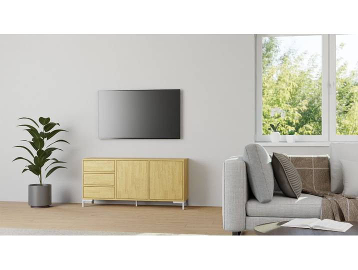 Stylishe Kommode nach Maß Eiche Natur geölt