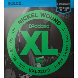 D'Addario EXL220-5 Super Light