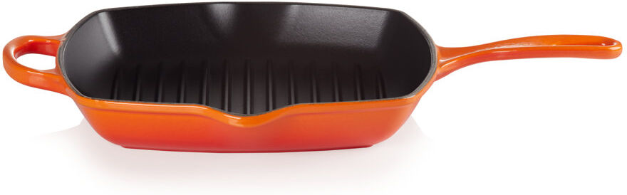 Le Creuset Cast Iron Square Grillit 26cm Volcanic