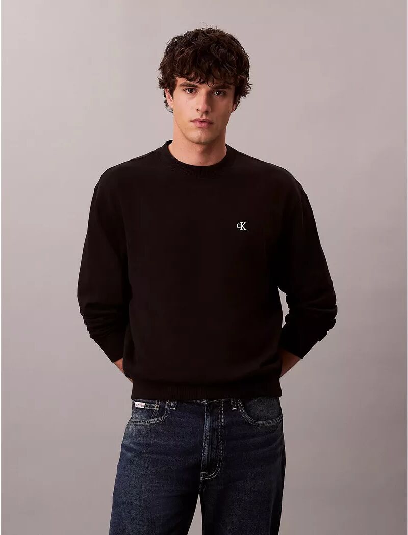 Calvin Klein Jeans - Sweatshirt, für Herren, Black, Größe M