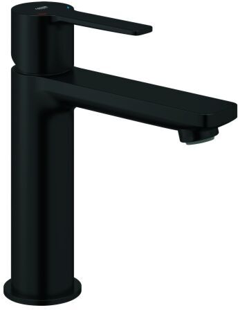 Grohe Lineare Waschtischarmatur 231062431 1/2", S-Size, glatter Körper, Push-open Ablaufgarnitur, matt black
