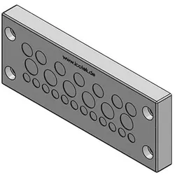Icotek Kabeldurchführungsplatte KEL-DPZ 24/25