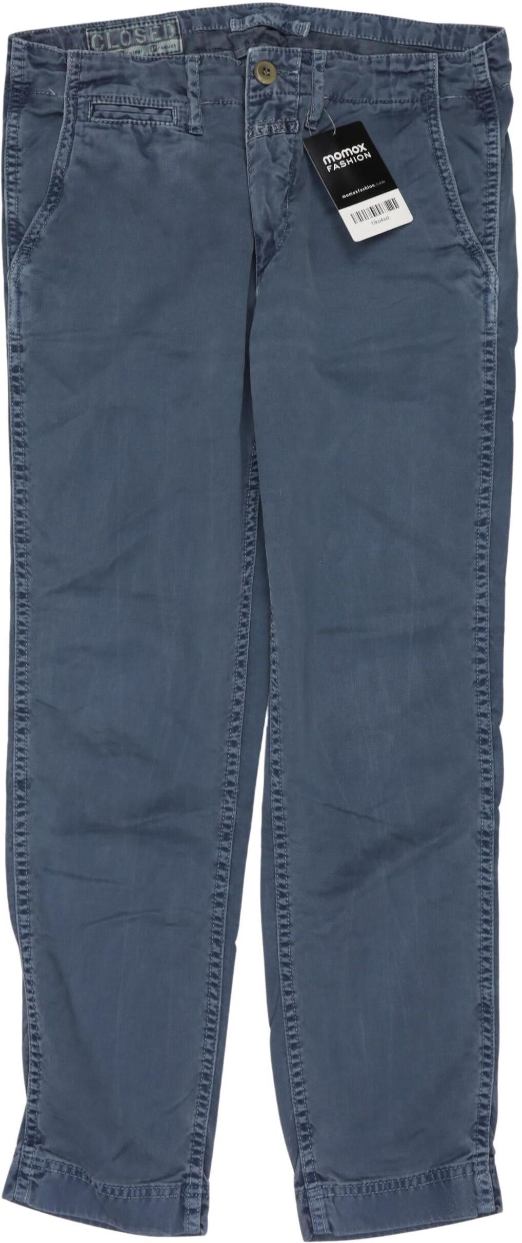 Closed Damen Stoffhose, Blau, Gr. EU 32 (IT 38), Baumwolle - Second Hand