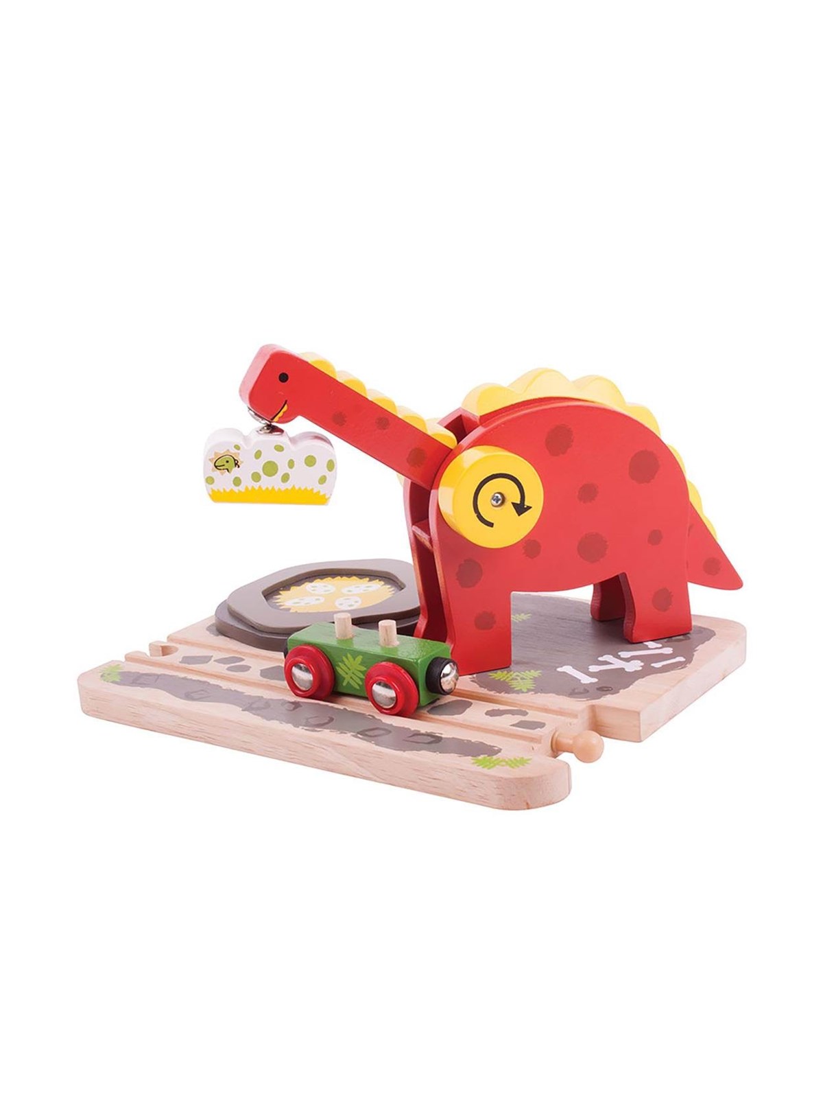 Bigjigs Wooden Dino Crane