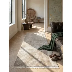 Läufer Kurzflor Beige 80x150 cm - SCRIVIA   Kadima Design