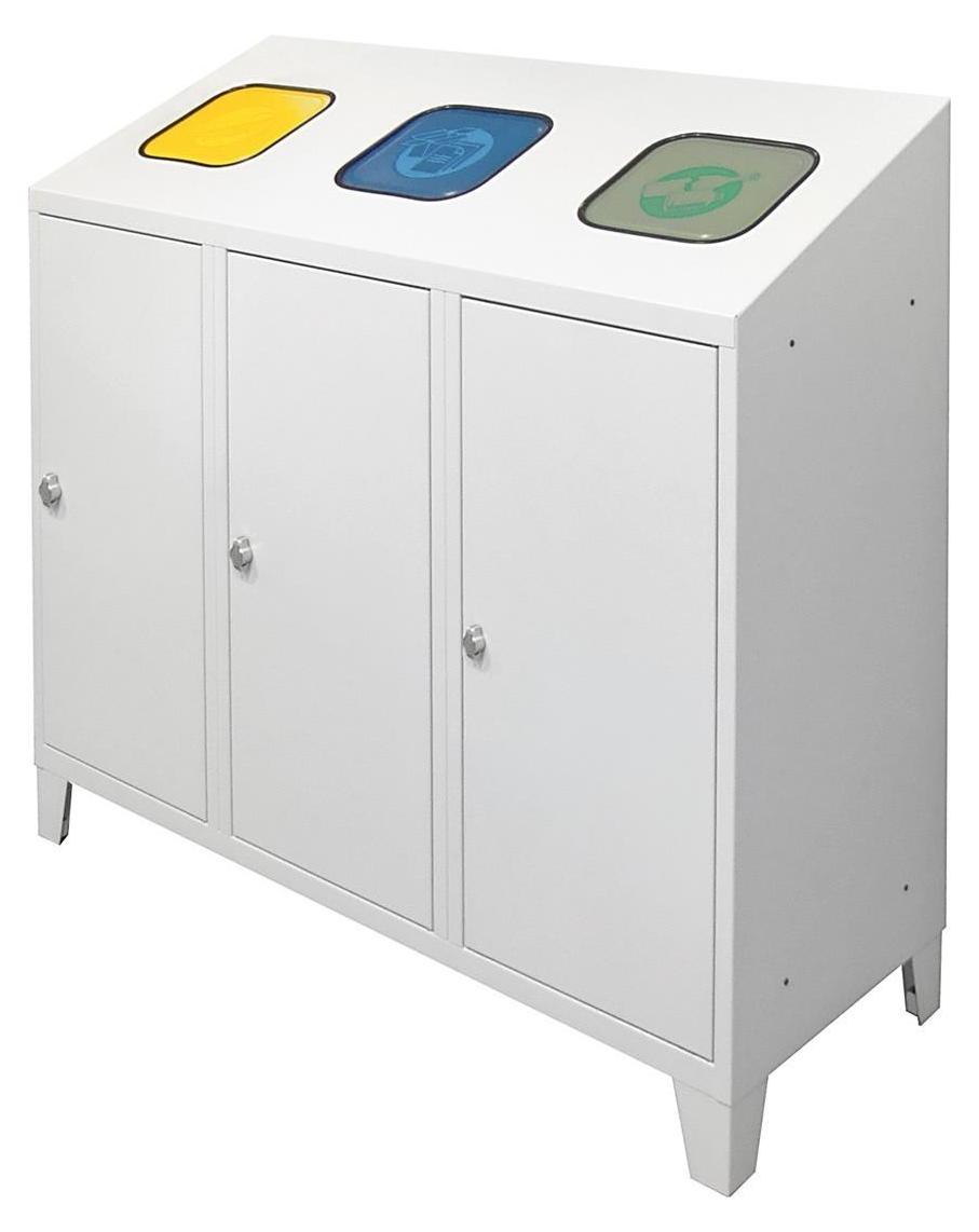ADB Mülltrenner 3x 120,0 l lichtgrau