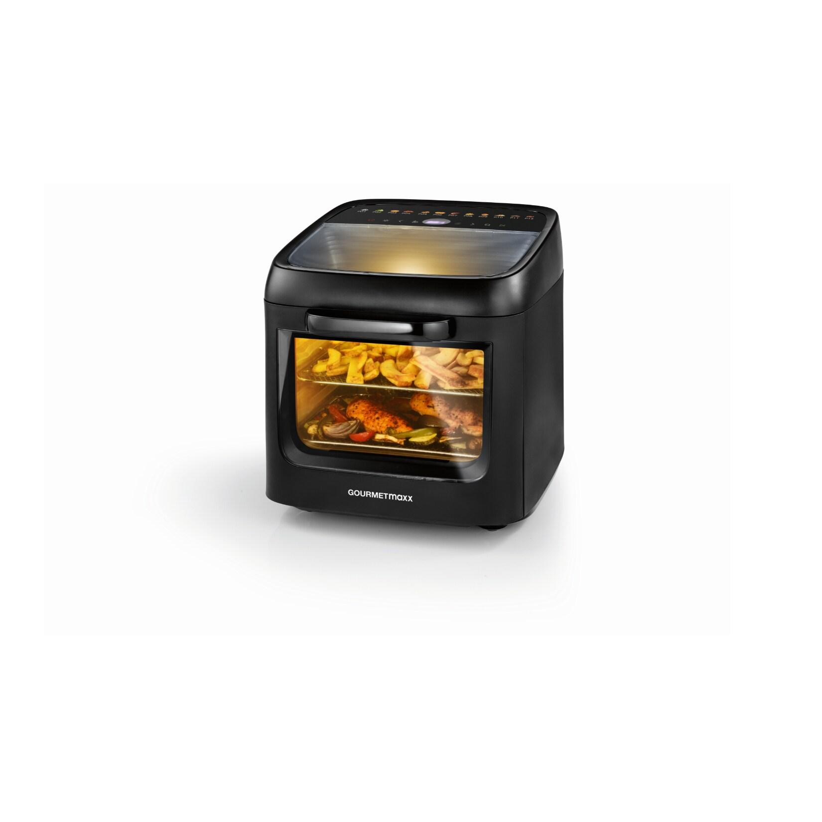 GOURMETmaxx Heißluft-Ofen Panoramadach 1800W