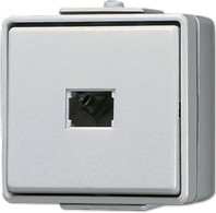 Jung 634 W Elektrische inbouwdoos, grijs