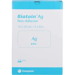 Biatain Ag Schaumverband 10x20 cm Nicht Haftend 5 ST
