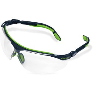 Festool Schutzbrille Uvex 500119, klar, Bügelbrille, blau-grün