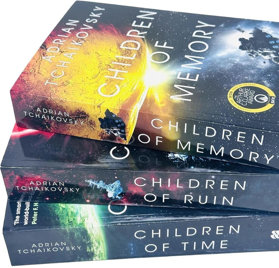 Pan Macmillan Children of Time Series 3-Book Collection Set by Adrian Tchaikovsky - Children of Time, Children of Ruin, Children of Memory - Paperback Sci-Fi
