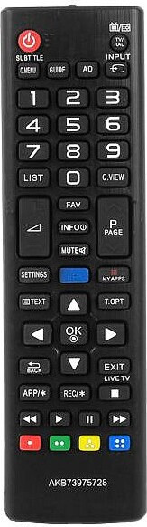 Delta TV Reserveafstandsbediening voor LG-televisies AKB73975728