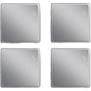 Zeller Magnete 11190, silber, Neodym Magnet, 10 x 10 mm, Höhe 10 mm, Würfelmagnet, 4 Stück