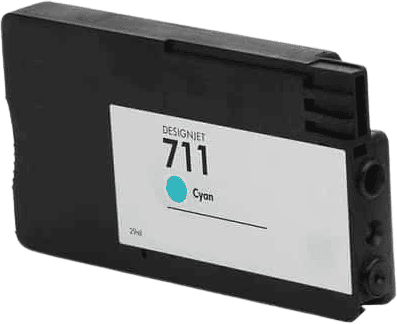 HP 711 Cyan Kompatibel Blækpatron 28 Ml. (Cz130a)
