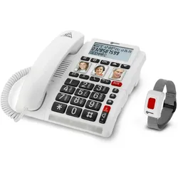 Geemarc CL610 Schnurgebundenes Notruftelefon mit SOS-Armband