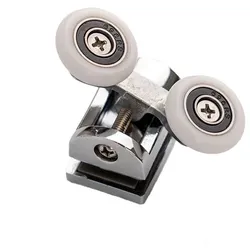 Duschabtrennung mit doppelter Metallrolle (G-30DM)