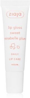 Ziaja Sweet Mirabelle Plum cuidado labial com brilho 12 ml. Sweet Mirabelle Plum