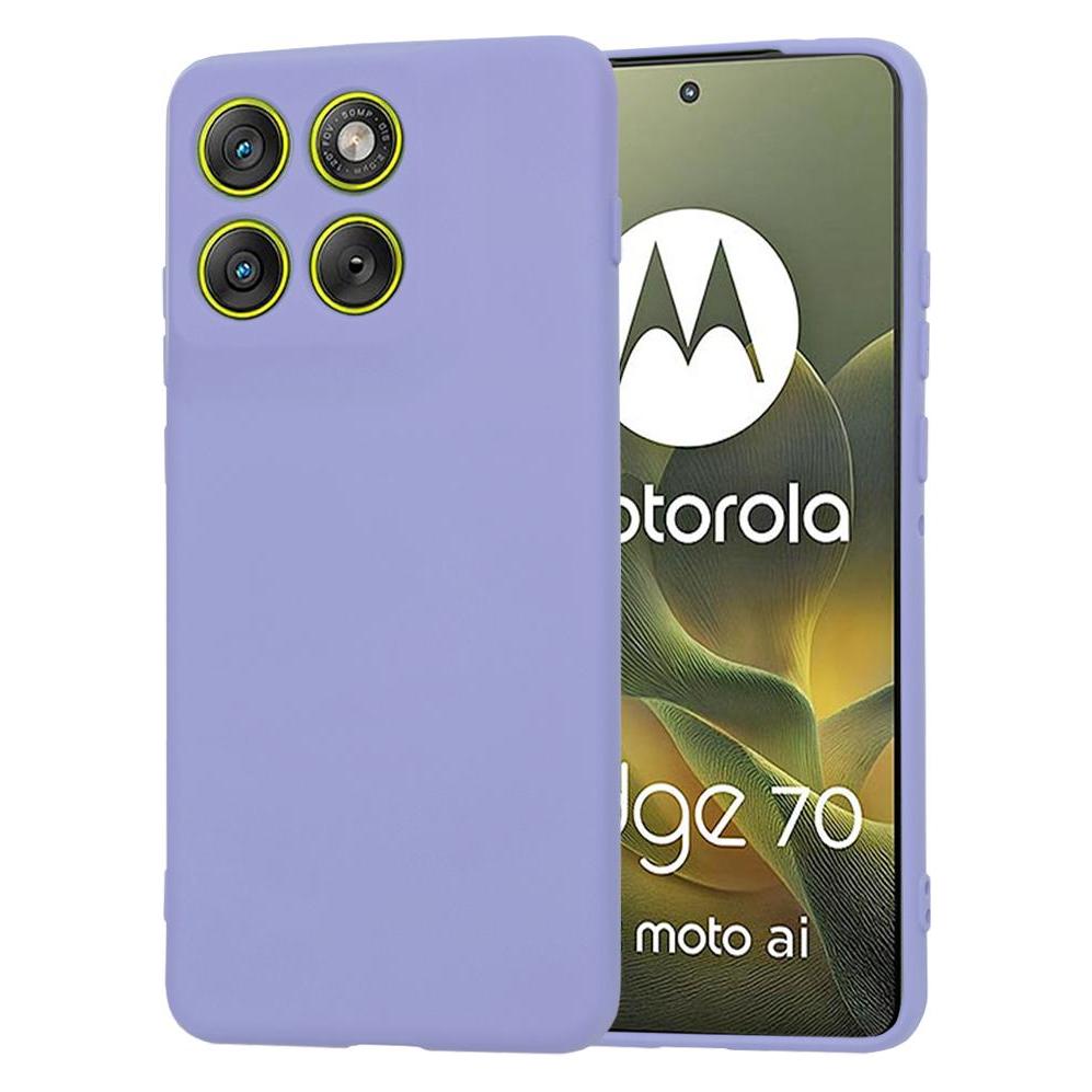 Techsuit - SoftFlex - Motorola Edge 70 - Light Purple (Motorola Edge 70) (64980552)