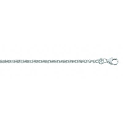 Kette ohne Anhänger ADELIA´S "Ankerkette Halskette Edelstahl" Gr. 55, silber, Halsketten, Damen, 55, Edelstahl, Edelstahlkette