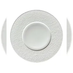 Flacher weisser Speise- /Präsentationsteller 31cm, Porzellan