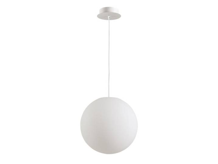 s.luce Aussen-Hängekugel Globe Ø 30cm, Weiß, Kunststoff, Rund,Rund, E27, 30x30x30 cm, Lampen & Leuchten, Außenbeleuchtung, Außenleuchten