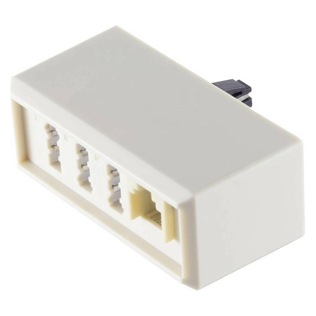 Shiverpeaks BASIC-S Telefon-Adapter, TAE-F Stecker (RJ11 (1x)) (BS71241)