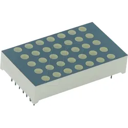 TC12-11SURKWA - Punktmatrix-Display, 5x7, Hyper Red, gem. Kathode, 39,0x22,9