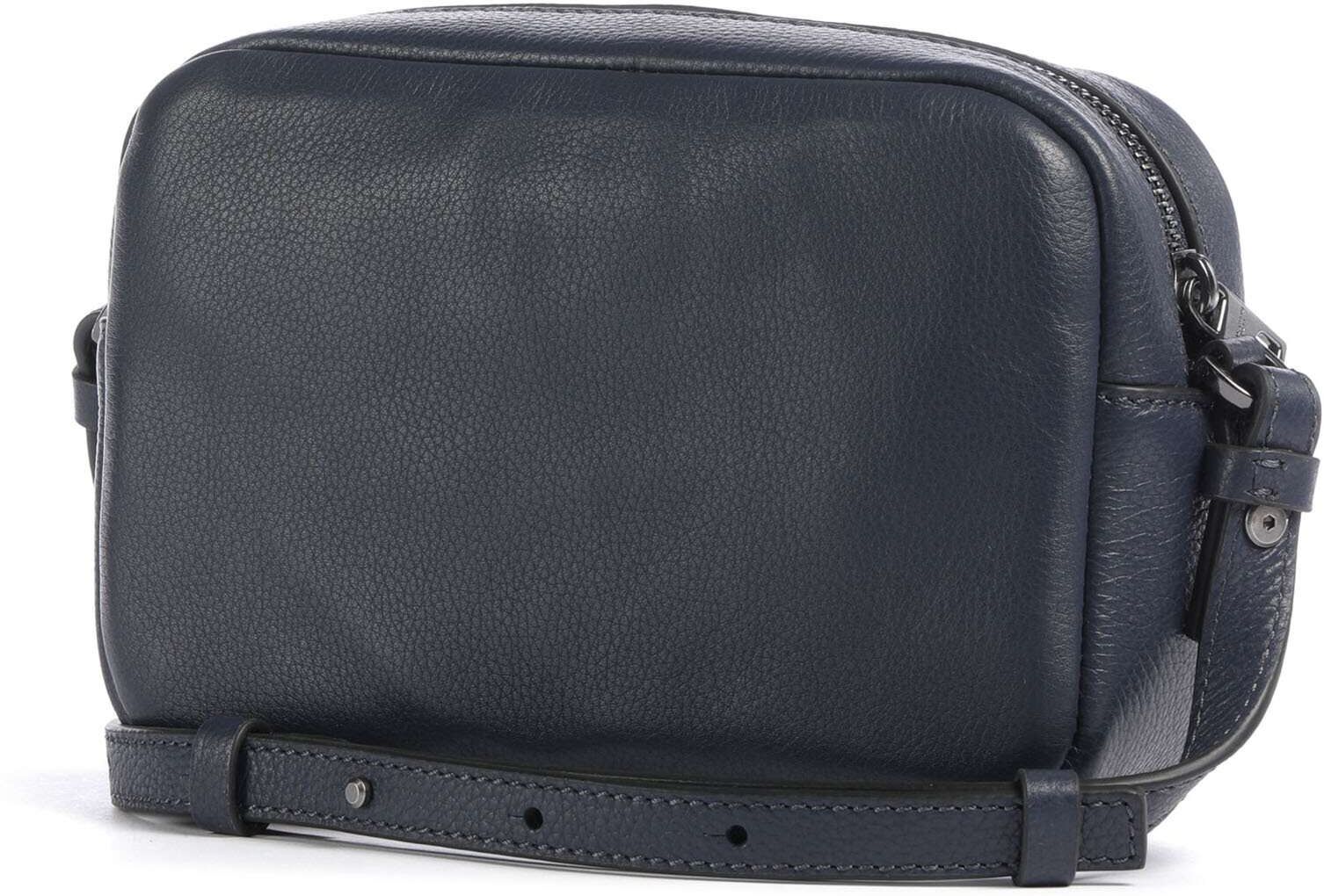 Liebeskind Ella Small Pebble S Umhängetasche aus Leder, blau