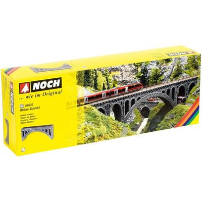 NOCH 58670 H0 Rhône-Viadukt 1gleisig Universell (L x B x H) 370 x 44 x 150mm