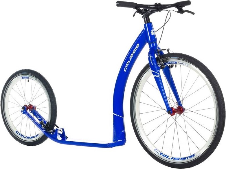 26/20 Zoll Tretroller City Roller für Erwachsene und Jugendliche Crussis Modell ONE Cobra 4.5 Extra Leicht! SPORT Farbe Blau