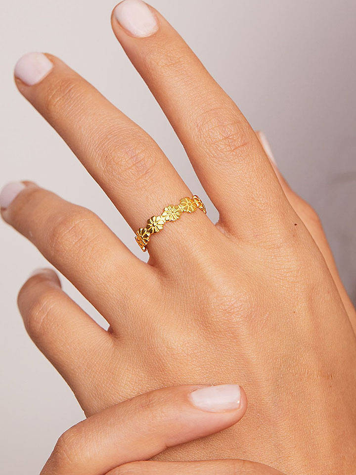 Lodie Silver Beschicht. Ring - onesize