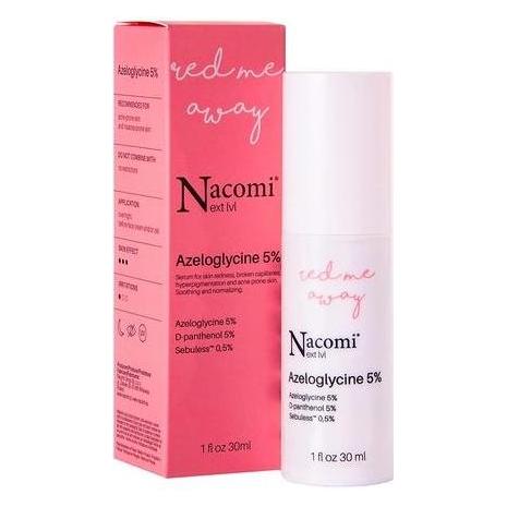 Nacomi Next Level Azeloglycine 5% soothing face serum for capillary skin 30ml (30 ml) (5902539714357)