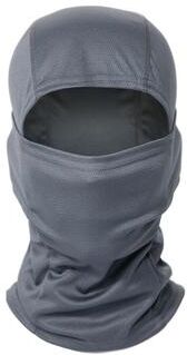 Friendly Fresh Finds Breathable Outdoor Full Face Mask For Cycling & Motorcycle Helmet Sunscreen Protection For Men & Women grey