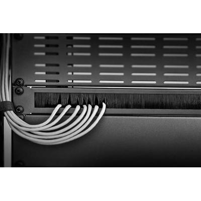 Renkforce RF-3429140 19 Zoll Netzwerkschrank-Bürstenleiste 1 HE Schwarz