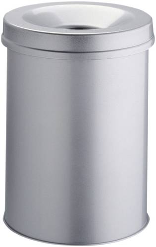 Durable Safe 330610 Papierkorb 30l (Ø x H) 31.5cm x 49.2cm Metall Grau 1St.