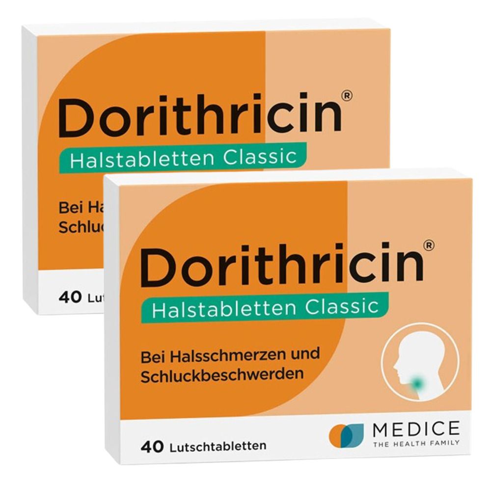 Dorithricin Halstabletten Classic 2x 2x40 St Lutschtabletten