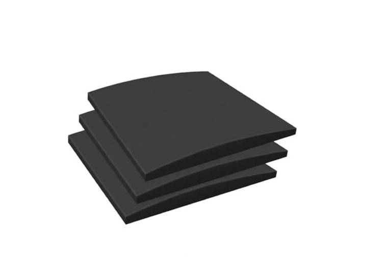 EDvkrgqx Sofa-Stützkissen aus hochdichtem Schwamm Mehrfarbiges 3-teiliges Set zur Kissenunterstützung: Stellt die Festigkeit des Sofas wieder her(Black)