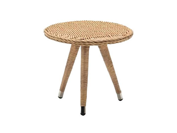 JVmoebel Couchtisch Runder Couchtisch aus hochwertigem Rattan für die Terrasse (Couchtisch), Made in Europa