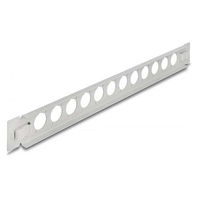Delock 19? D-Typ Patchpanel 12 Port werkzeugfrei grau (66902)