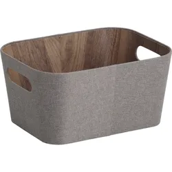 zeller Aufbewahrungsbox 30,5x23x15,2cm - braun