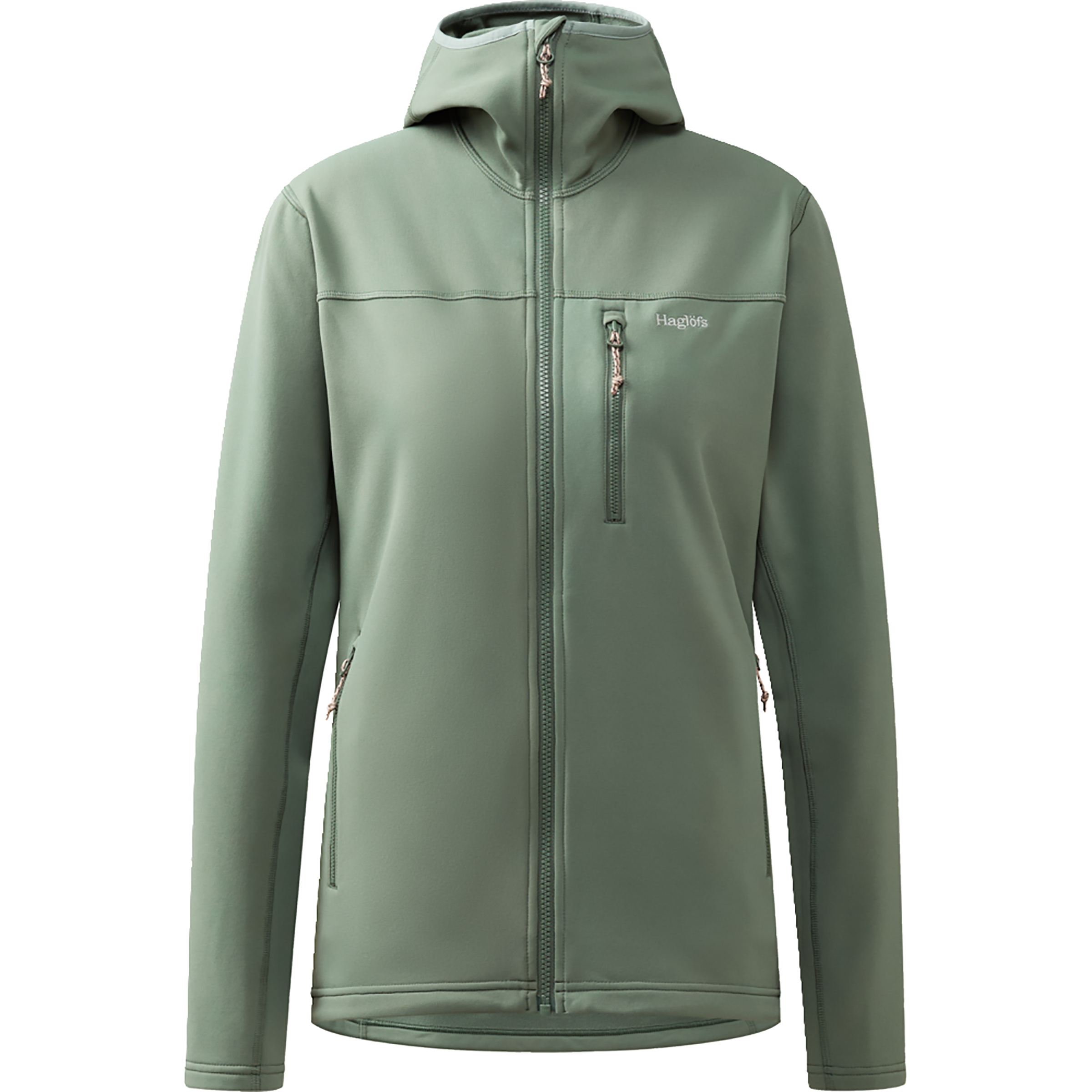 Haglöfs Rosson Mid Damen Fleecejacke gruen Größe L Camping Elastisch