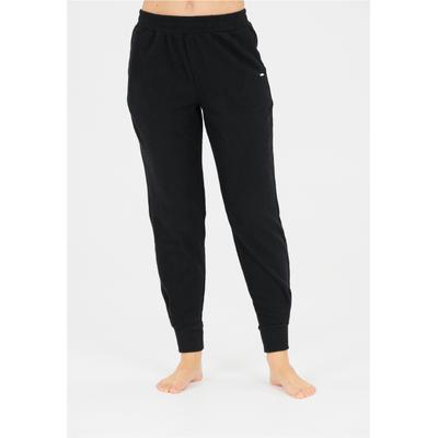 Sweathose ATHLECIA "Hecey", Damen, Gr. 34, EURO-Größen, schwarz, 55% Polyester, 45% Baumwolle, unifarben, lang, Hosen Sweathose, mit angenehmer Passform