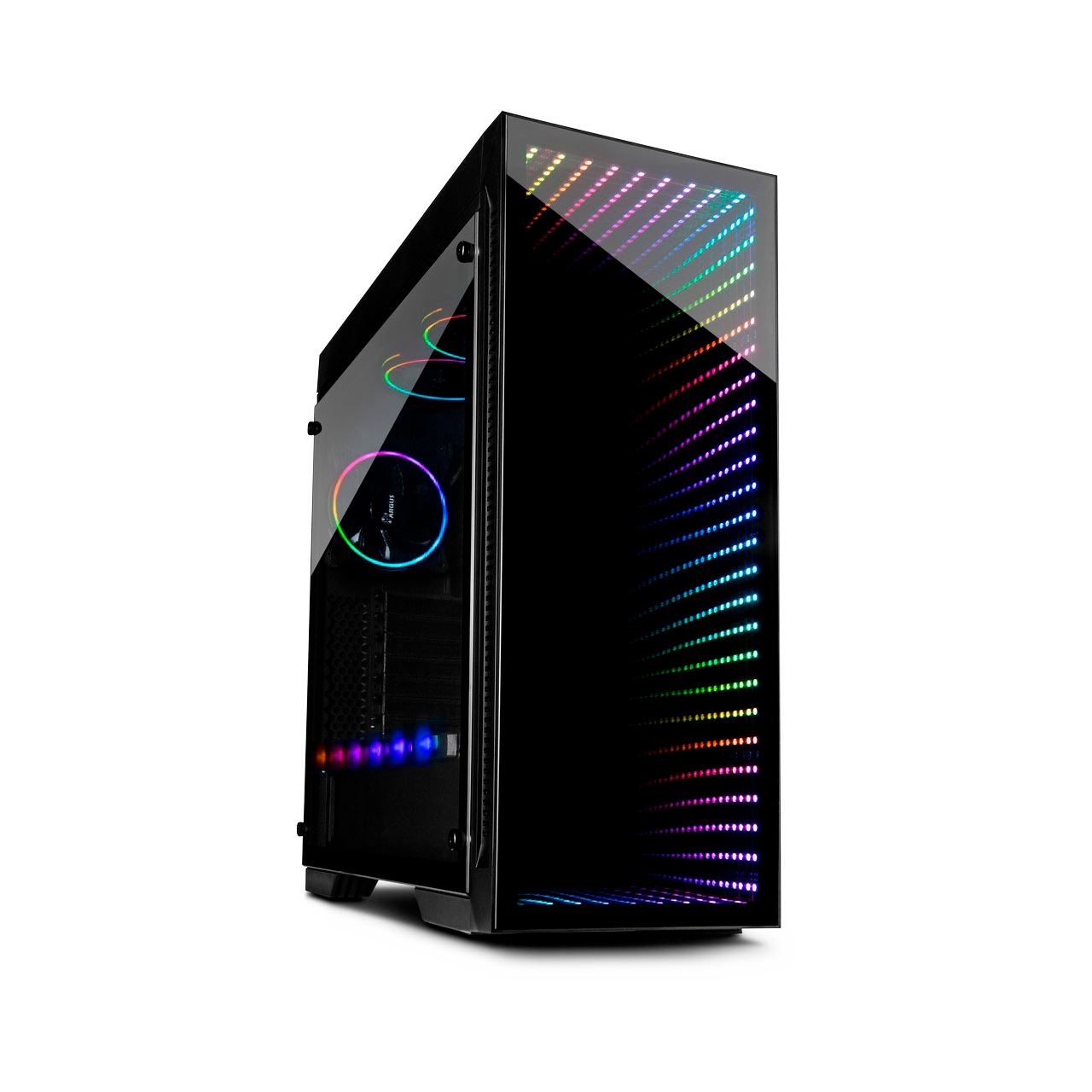 Inter-Tech X-908 Infini2 mit Sichtfenster Midi Tower ohne Netzteil schwarz