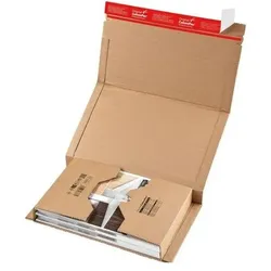Colompac, Versandkarton + Versandbox, 20  Buchverpackungen  35,0 x 25,4 x 7,8 cm (20 Stk., 25 x 35 x 7.80 cm)
