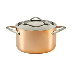 Meisterkoch Kochtopf  MAGNUS , kupfer , Edelstahl,Kupfer