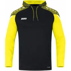 JAKO Performance Hoodie Kinder schwarz/soft yellow 164