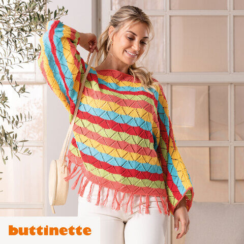 Strickanleitung – Shirt im Zackenmuster aus Woll Butt Sonja