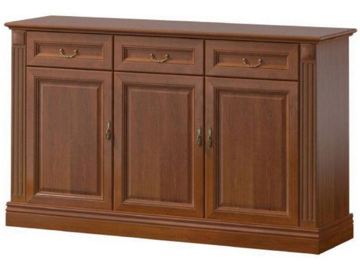 Xlmoebel Kombikommode Klassische Kommode BA-K3 aus Holz mit geräumigen Schubladen (Kombikommode, Kombikommode), Hergestellt in Europa