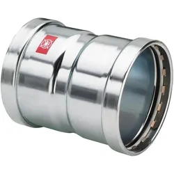 Viega, Zubehör Sanitärinstallation, GmbH & Co.KG Muffe Prestabo XL Stahl verzinkt mit SC-Contur 108,0mm