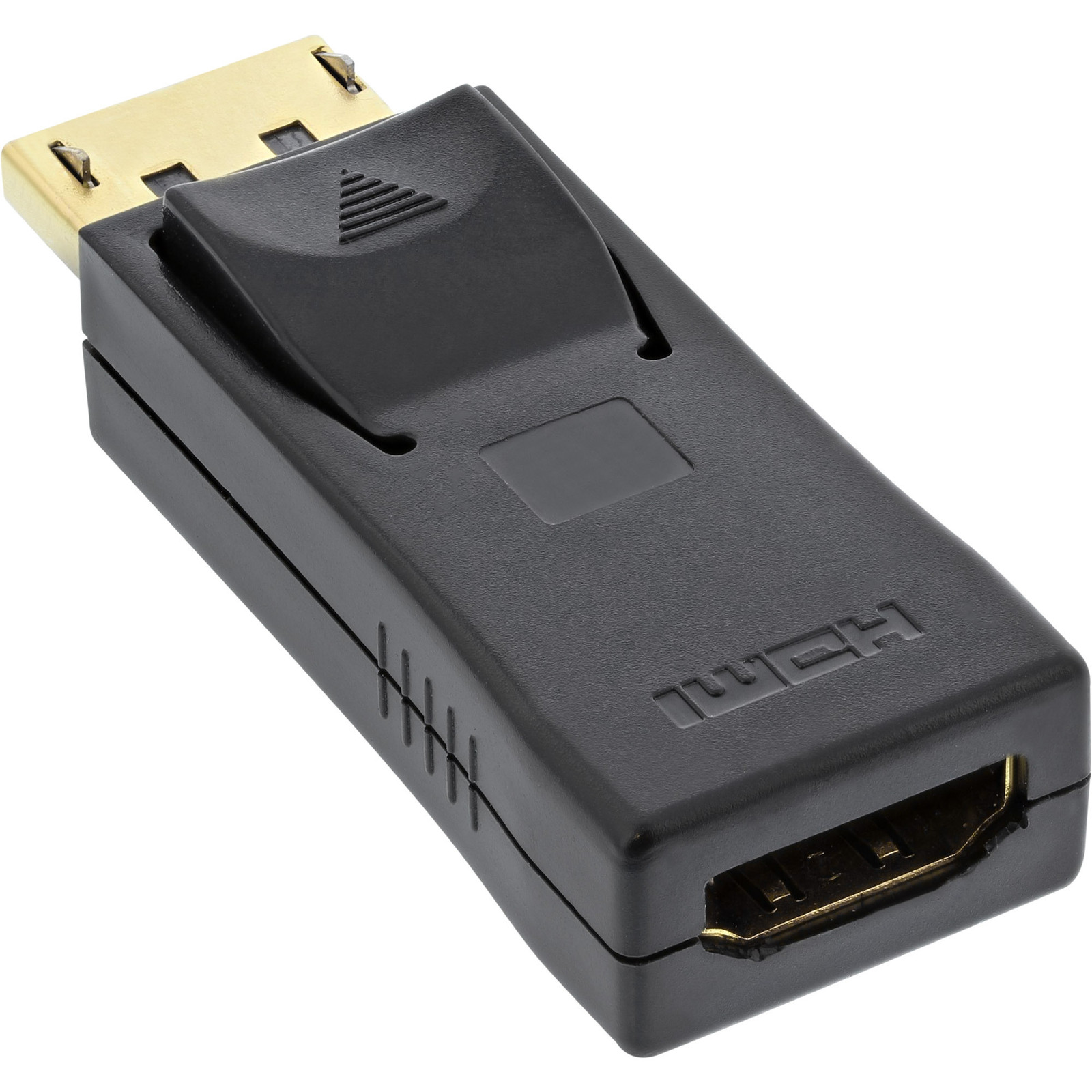 InLine 17198J DisplayPort naar HDMI adapter met audio, 4K2K, zwart